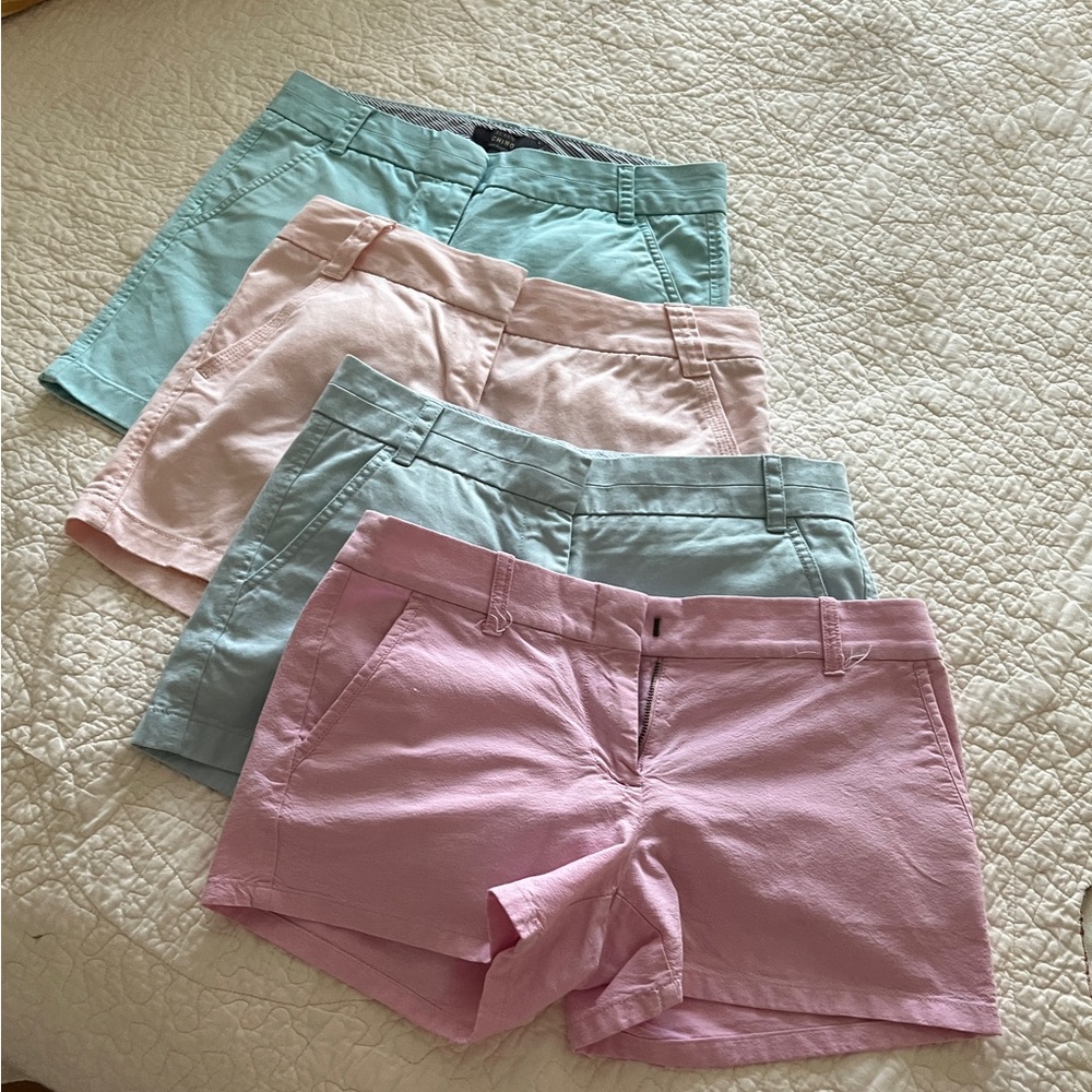 J. Crew Group of Four Pairs of Size 2 Shorts